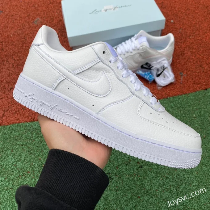 NOCTA x Nike Air Force 1 Collaboration Low-Top AF1 White Pure Original Version CZ8065-100