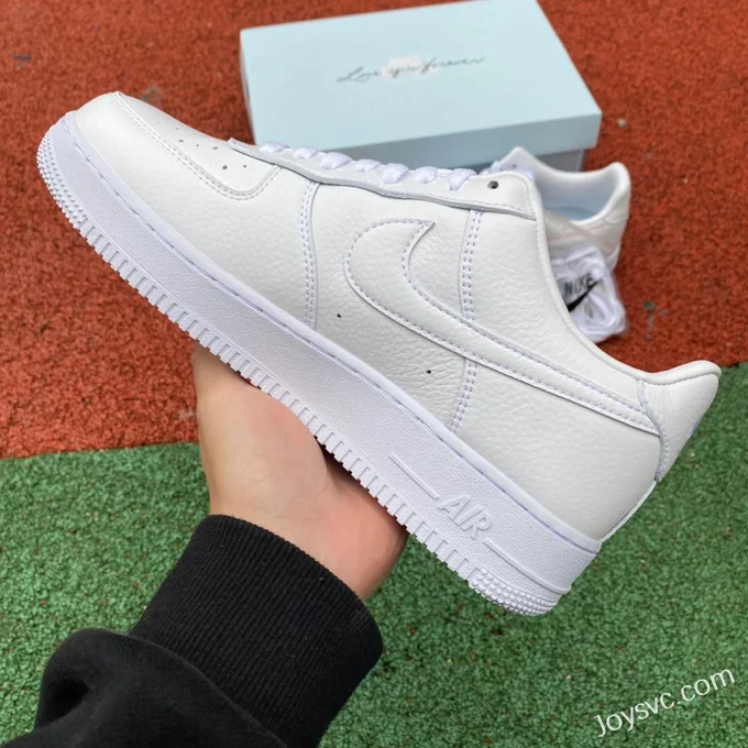 NOCTA x Nike Air Force 1 Collaboration Low-Top AF1 White Pure Original Version CZ8065-100