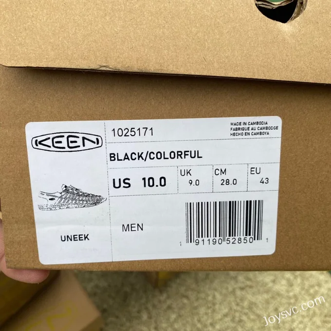 KEEN Uneek Sandals - Black Rainbow Outdoor Sports Sandals