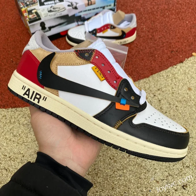 Air Jordan 1 x OFF-WHITE CZ0790-107 Black Toe Low