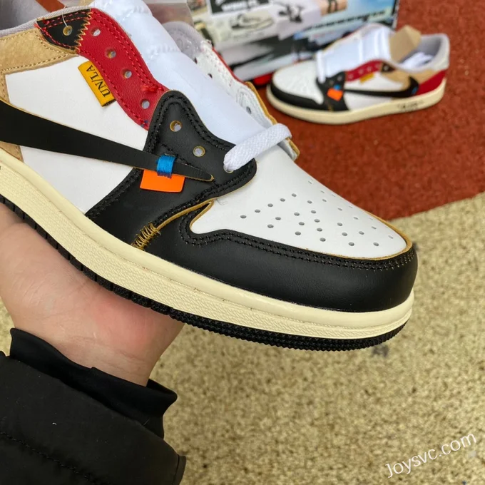 Air Jordan 1 x OFF-WHITE CZ0790-107 Black Toe Low