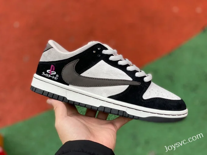 Travis Scott x Playstation x Nike SB Dunk Low Black Grey CU1726