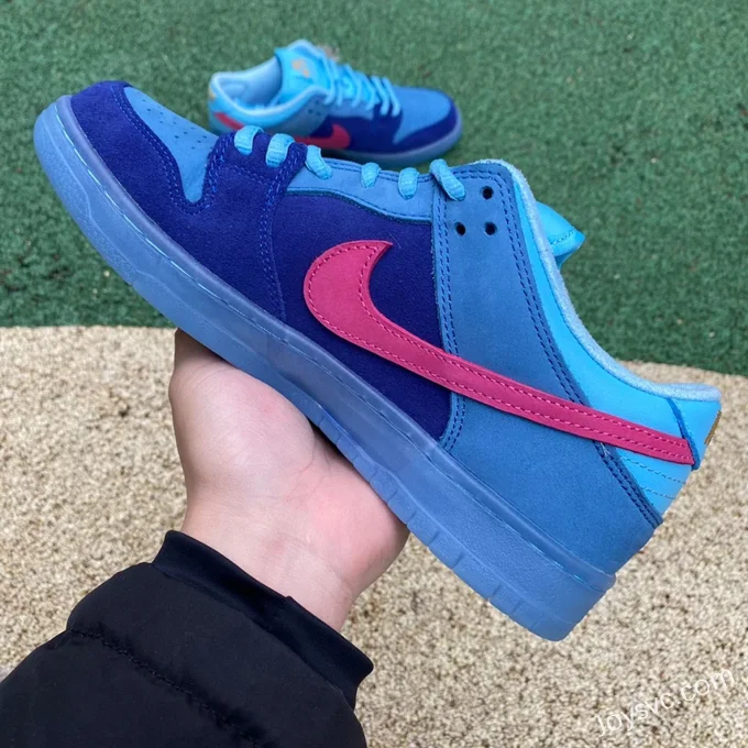 Pure Original Run The Jewels x Nike SB Dunk Low Blue Retro Sneakers DO9404-400