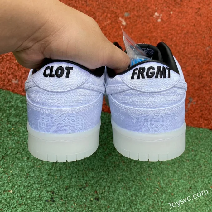 CLOT x Fragment x Nike Dunk Low Triple Collaboration FN0315-110