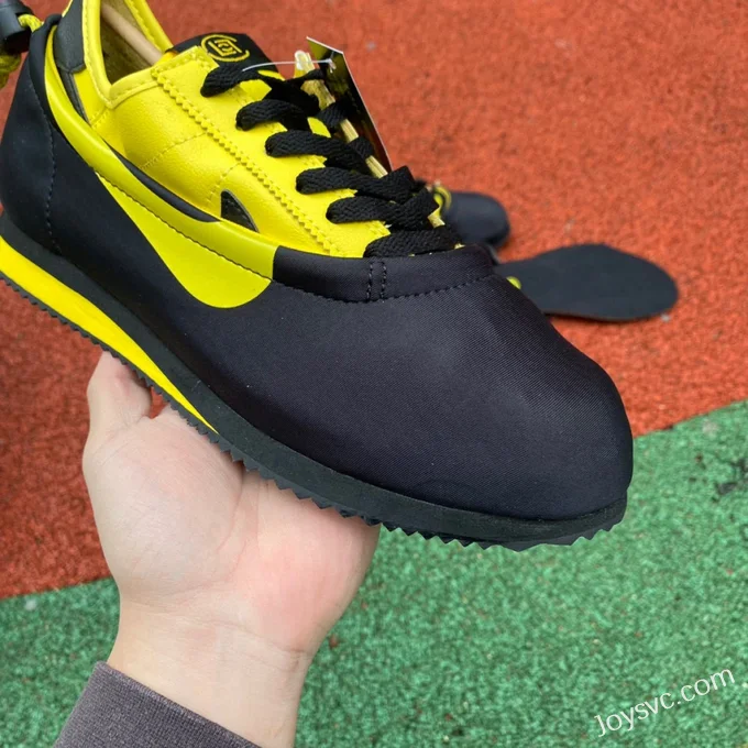 Nike Cortez Clot x Bruce Lee Black Yellow Retro Sneakers DZ3239-001