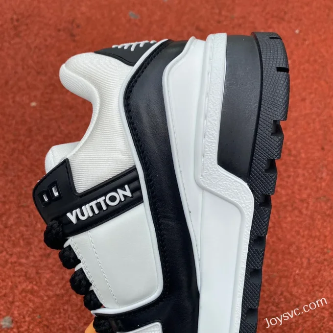 Louis Vuitton Trainer Maxi Black White Dongguan Version