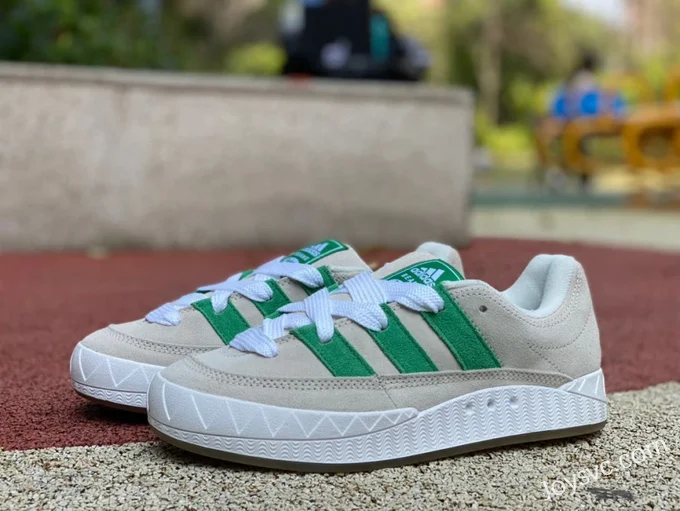 NEIGHBORHOOD x Adidas Adimatic Grey Green Retro Sneakers HR0776