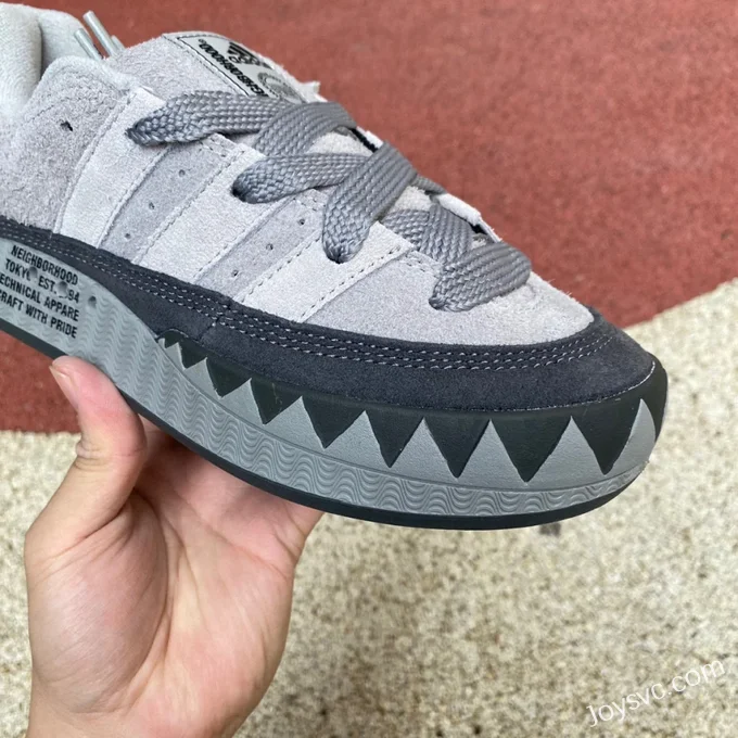 NEIGHBORHOOD x Adidas Adimatic Grey Black Retro Sneakers HP6771