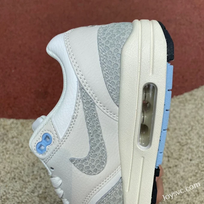 Nike Air Max 1 Safari Grey White Women's Running Shoes FB5059-100