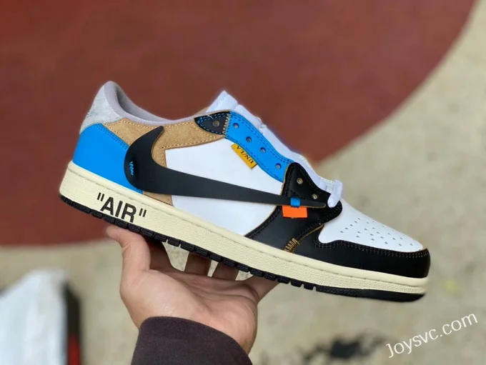 Air Jordan 1 x OFF-WHITE CZ0790-108 Black Toe Low