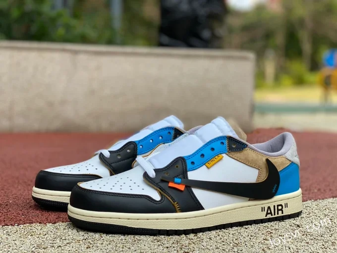 Air Jordan 1 x OFF-WHITE CZ0790-108 Black Toe Low