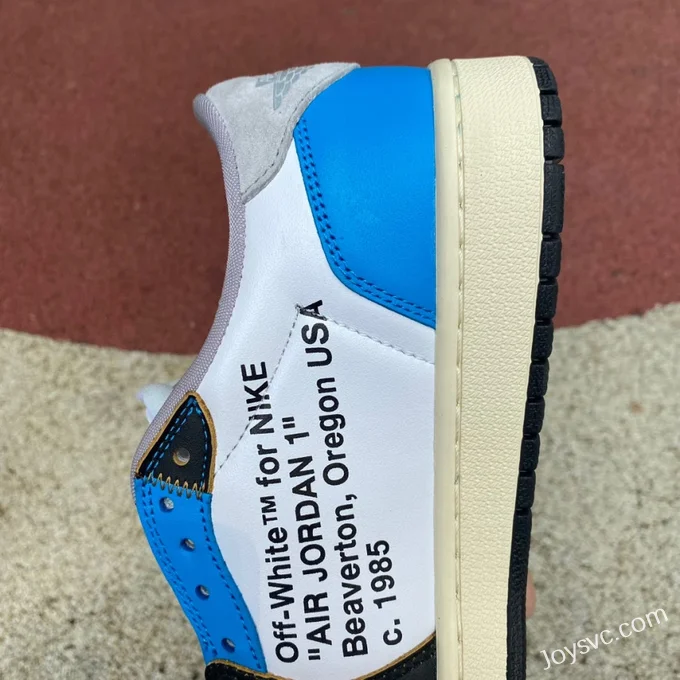 Air Jordan 1 x OFF-WHITE CZ0790-108 Black Toe Low