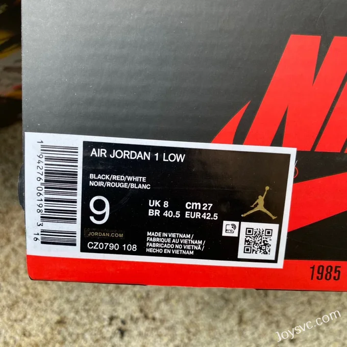 Air Jordan 1 x OFF-WHITE CZ0790-108 Black Toe Low