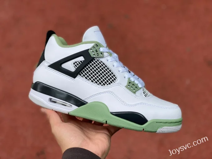 Air Jordan 4 AQ9129-103 White Green Black