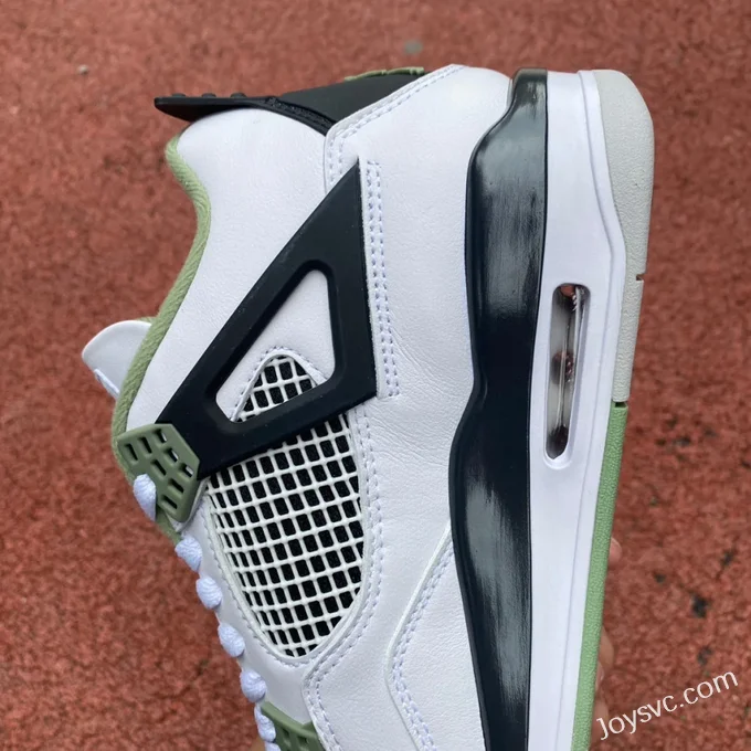 Air Jordan 4 AQ9129-103 White Green Black