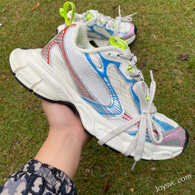 Balenciaga 3XL White Blue Red Sneakers