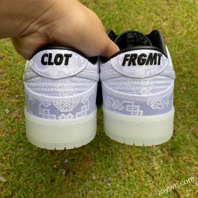 CLOT x Fragment x Nike Dunk Low Triple Collaboration FN0315-110