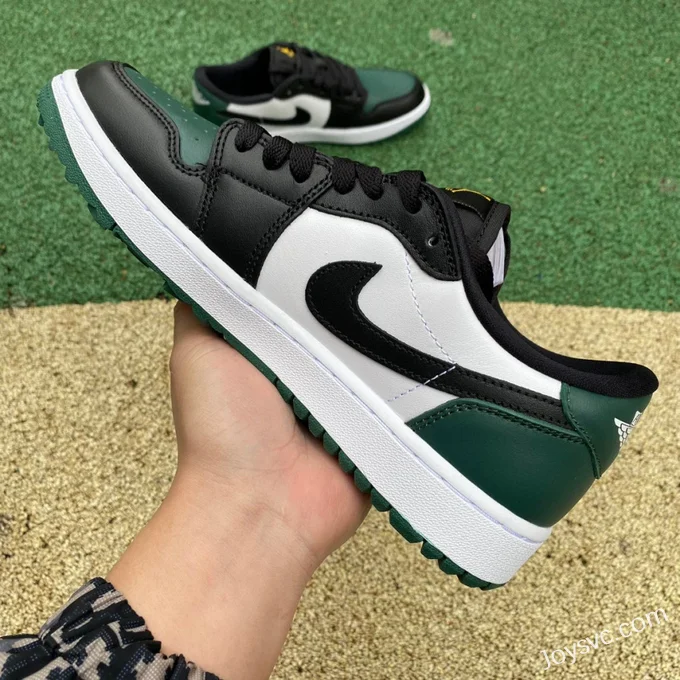 Air Jordan 1 Low Golf DD9315-107 Black White Green Retro