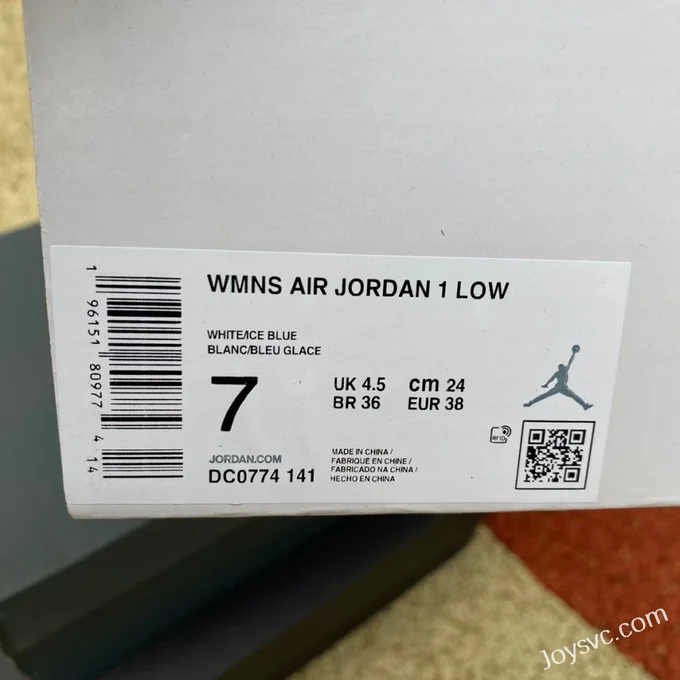 Air Jordan 1 Low DC0774-141 University Blue Retro