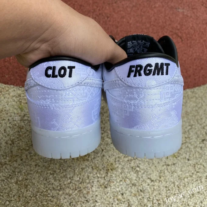 CLOT x Fragment x Nike Dunk Low Triple Collaboration FN0315-110