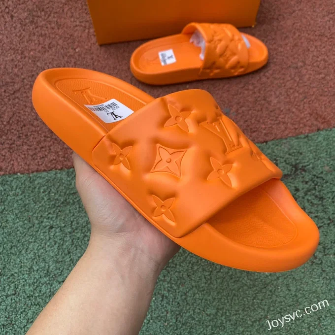 Louis Vuitton WATERFRONT Orange Slides