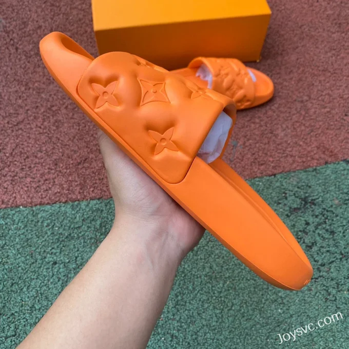 Louis Vuitton WATERFRONT Orange Slides