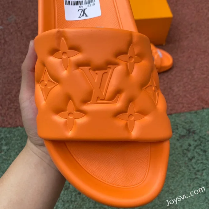 Louis Vuitton WATERFRONT Orange Slides