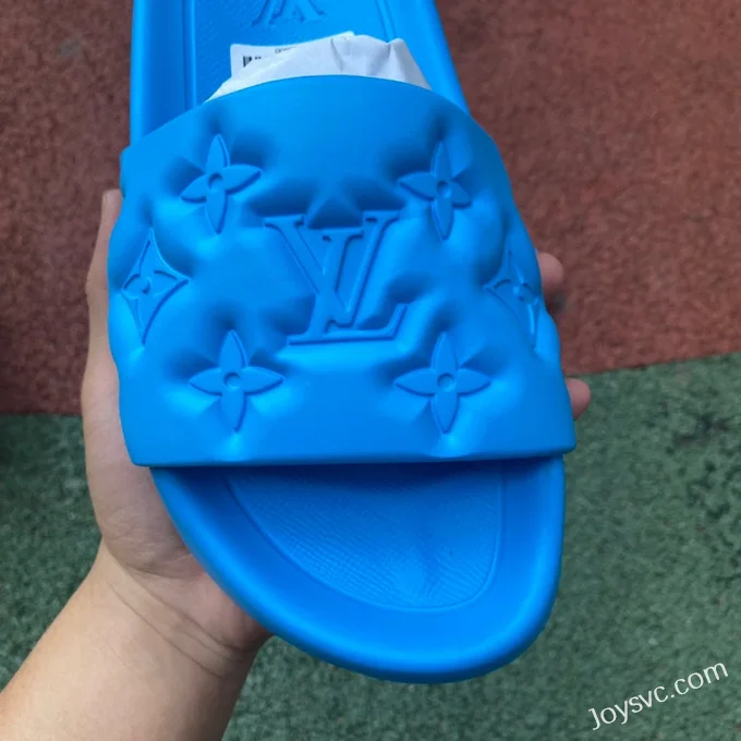 Louis Vuitton WATERFRONT Blue Slides