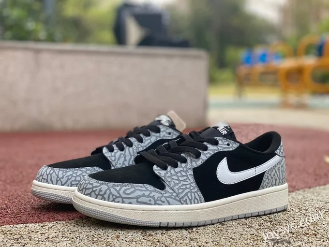 Air Jordan 1 Low OG CZ0790-001 Black Cement Retro