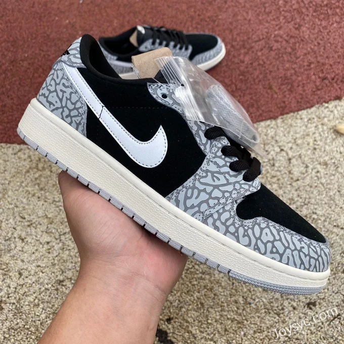 Air Jordan 1 Low OG CZ0790-001 Black Cement Retro