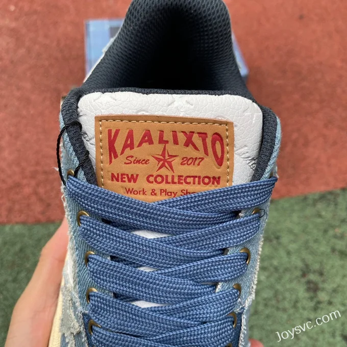 KAALIXTO Wrangler Stars Mid-Top Shoes in Denim