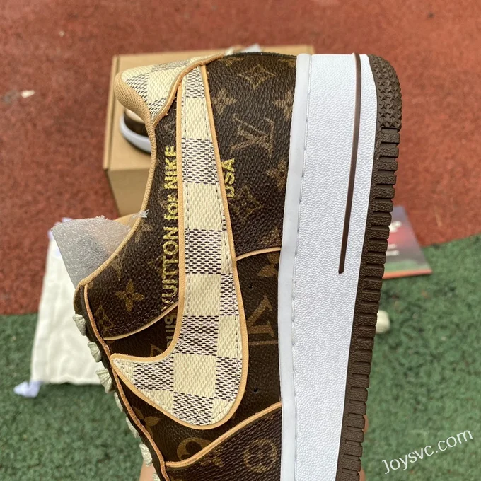 Louis Vuitton x Nike Air Force 1 Low Brown