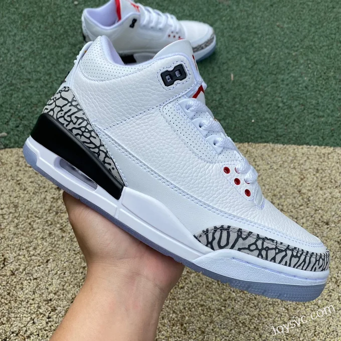 Air Jordan 3 Retro 923096-101 White Cement Blue