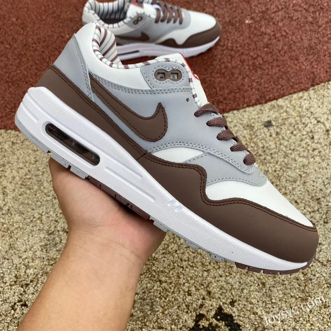 Nike Air Max 1 Shima Shima Brown Grey Running Shoes FB8916-100