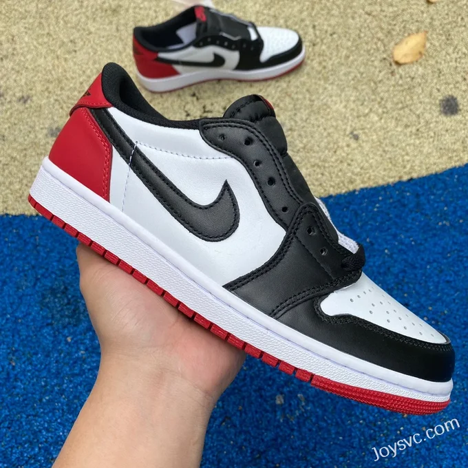 Air Jordan 1 Low CZ0790-106 Black Toe 2023 Cost-Effective Version