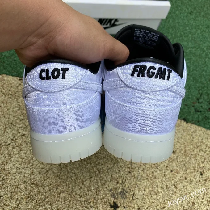 CLOT x Fragment x Nike Dunk Low Triple Collaboration FN0315-110