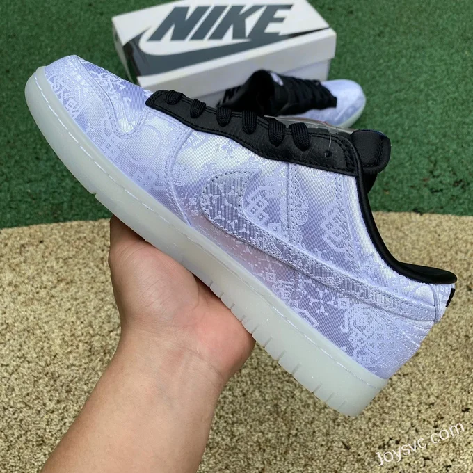 CLOT x Fragment x Nike Dunk Low Triple Collaboration FN0315-110