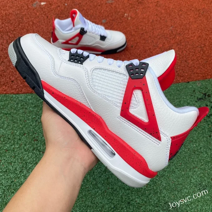 Air Jordan 4 Red Cement DH6927-161 White Red