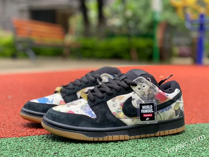 Nike Dunk x Supreme Black Color FD8788-001