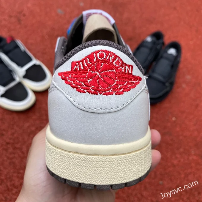 Travis Scott x Air Jordan 1 Low DM7866-162 White Brown Foreign Trade Version