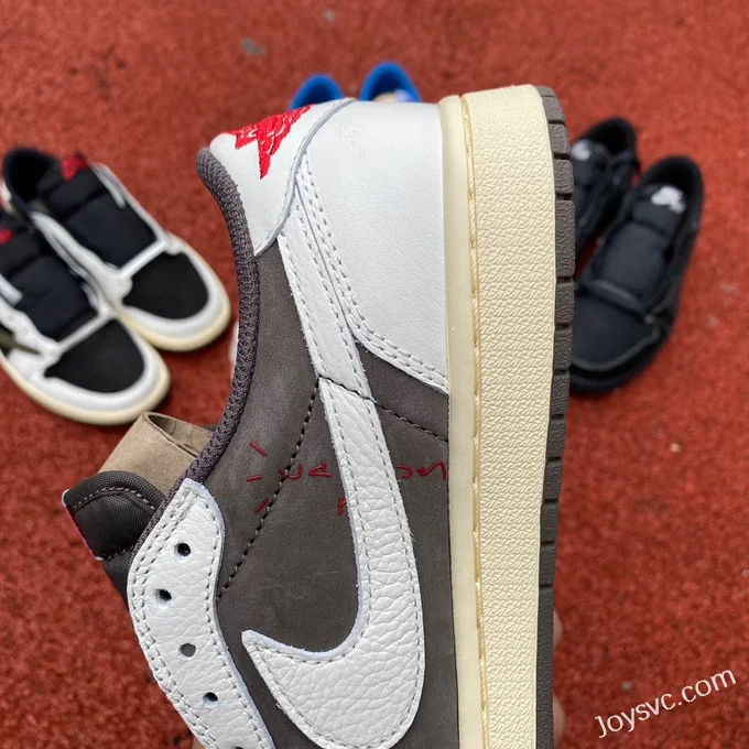 Travis Scott x Air Jordan 1 Low DM7866-162 White Brown Foreign Trade Version