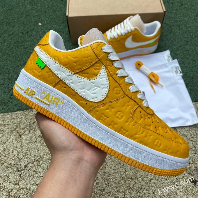 Louis Vuitton x Nike Air Force 1 Low Yellow