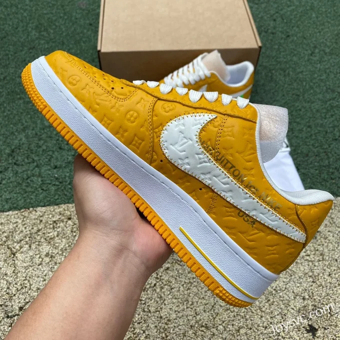 Louis Vuitton x Nike Air Force 1 Low Yellow