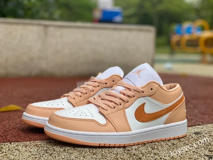 Air Jordan 1 Low DC0774-801 White Pink Orange Retro