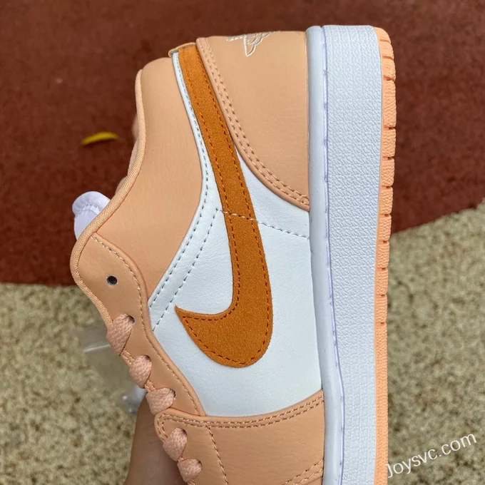 Air Jordan 1 Low DC0774-801 White Pink Orange Retro