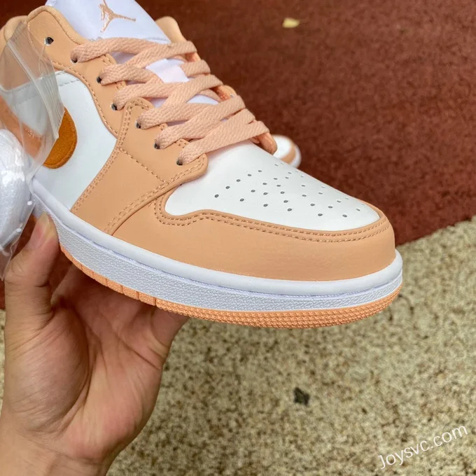 Air Jordan 1 Low DC0774-801 White Pink Orange Retro