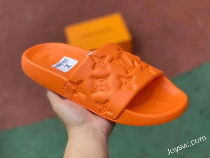 Louis Vuitton WATERFRONT Orange Slides