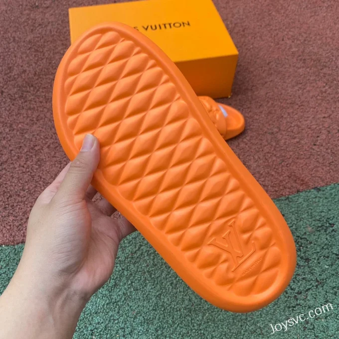 Louis Vuitton WATERFRONT Orange Slides