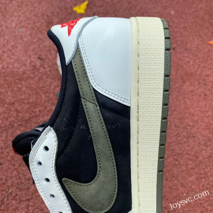 Travis Scott x Air Jordan 1 Low DZ4137-106 Olive Green LC Version