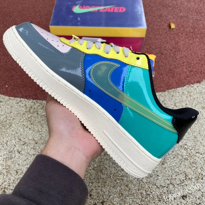 Nike Air Force 1 x Undefeated Grey Blue Green DV5255-001